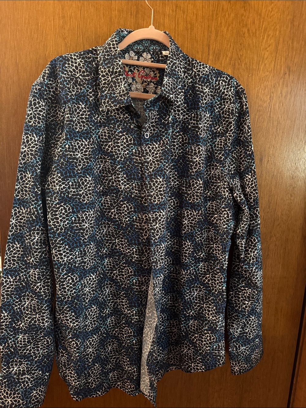 Robert Graham’s Baltic Floral Geometric Long Sleeve shirt